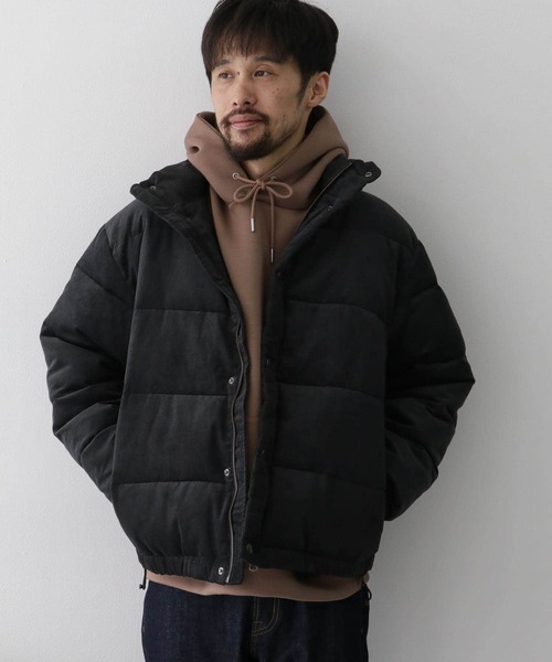 URBAN RESEARCH Sonny Label（アーバンリサーチサニーレーベル）の「コーデュロイ中綿ブルゾン∴（ダウンジャケット/コート・メンズ・ベージュ・MEDIUM/LARGE）」の2枚目の写真