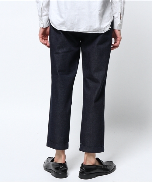 EDIFICE（エディフィス）の「◇PRODUCT F レフトデニム 1タッククロップドパンツ（デニムパンツ・メンズ・ネイビー・42/46/48/44/50）」の10枚目の写真