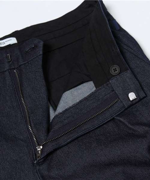 EDIFICE（エディフィス）の「◇PRODUCT F レフトデニム 1タッククロップドパンツ（デニムパンツ・メンズ・ネイビー・42/46/48/44/50）」の8枚目の写真