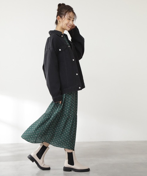 N.（N. Natural Beauty Basic）（エヌエヌナチュラルビューティーベーシック）の「【S Size Line】◆ビッグＧジャン（デニムジャケット・レディース・ブラック/グレー・SMALL/MEDIUM）」の8枚目の写真