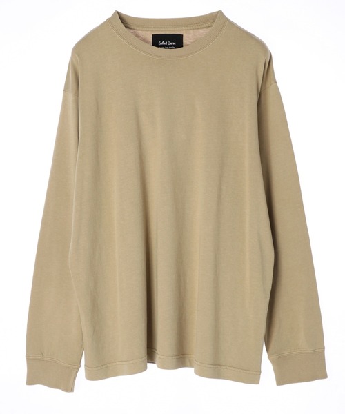 SEVENDAYS=SUNDAY（セブンデイズサンデイ）の「ピグメントロンTEE　＊（Tシャツ/カットソー・レディース・ブラウン/ネイビー/ピンク/レッド/ベージュ/オレンジ/グリーン/ブルー/パープル/チャコールグレー/オリーブ・S/M/L）」の3枚目の写真