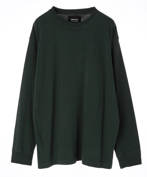 SEVENDAYS=SUNDAY（セブンデイズサンデイ）の「ピグメントロンTEE　＊（Tシャツ/カットソー・レディース・ブラウン/ネイビー/ピンク/レッド/ベージュ/オレンジ/グリーン/ブルー/パープル/チャコールグレー/オリーブ・S/M/L）」の5枚目の写真