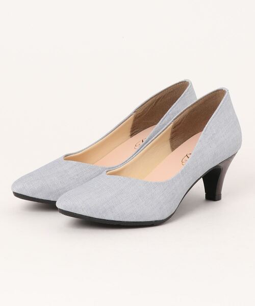 Parade（パレード）の「【MADE IN JAPAN】日本製・痛くなりにくい美形パンプス　5500【Parade】（パンプス・レディース・ブラック系その他/チェック/ブラック/ベージュ/ワインレッド/ブルー系その他/グレー系その他/ピンク系その他/ダークベージュ/ダークグリーン・22.0cm/23.0cm/24.0cm/22.5cm/23.5cm/24.5cm/25.0cm）」の7枚目の写真