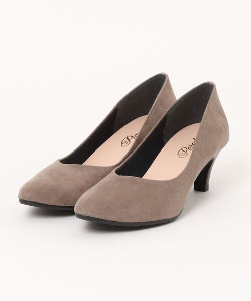 Parade（パレード）の「【MADE IN JAPAN】日本製・痛くなりにくい美形パンプス　5500【Parade】（パンプス・レディース・ブラック系その他/チェック/ブラック/ベージュ/ワインレッド/ブルー系その他/グレー系その他/ピンク系その他/ダークベージュ/ダークグリーン・22.0cm/23.0cm/24.0cm/22.5cm/23.5cm/24.5cm/25.0cm）」の5枚目の写真