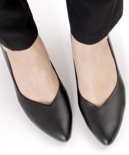 Parade（パレード）の「【MADE IN JAPAN】日本製・痛くなりにくい美形パンプス　5500【Parade】（パンプス・レディース・ブラック系その他/チェック/ブラック/ベージュ/ワインレッド/ブルー系その他/グレー系その他/ピンク系その他/ダークベージュ/ダークグリーン・22.0cm/23.0cm/24.0cm/22.5cm/23.5cm/24.5cm/25.0cm）」の2枚目の写真