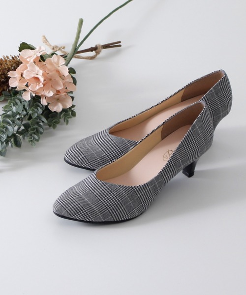 Parade（パレード）の「【MADE IN JAPAN】日本製・痛くなりにくい美形パンプス　5500【Parade】（パンプス・レディース・ブラック系その他/チェック/ブラック/ベージュ/ワインレッド/ブルー系その他/グレー系その他/ピンク系その他/ダークベージュ/ダークグリーン・22.0cm/23.0cm/24.0cm/22.5cm/23.5cm/24.5cm/25.0cm）」の18枚目の写真