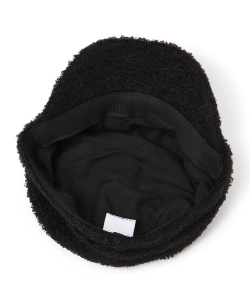 BAYFLOW（ベイフロー）の「ボアキャスケット（キャスケット・レディース・ブラック/ベージュ/アイボリー・FREE）」の4枚目の写真