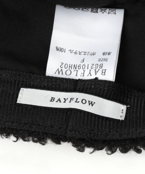 BAYFLOW（ベイフロー）の「ボアキャスケット（キャスケット・レディース・ブラック/ベージュ/アイボリー・FREE）」の10枚目の写真