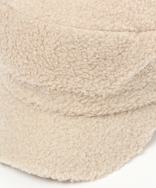 BAYFLOW（ベイフロー）の「ボアキャスケット（キャスケット・レディース・ブラック/ベージュ/アイボリー・FREE）」の13枚目の写真