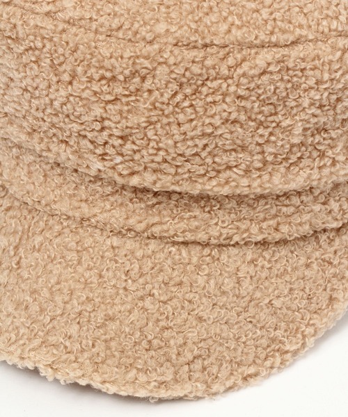 BAYFLOW（ベイフロー）の「ボアキャスケット（キャスケット・レディース・ブラック/ベージュ/アイボリー・FREE）」の9枚目の写真