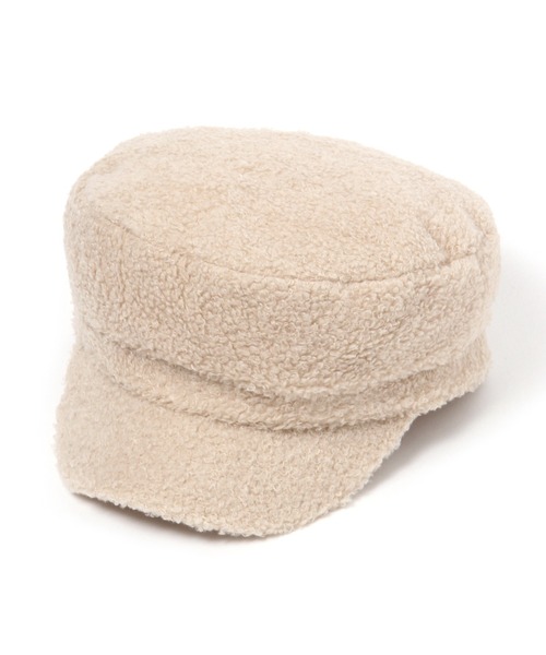 BAYFLOW（ベイフロー）の「ボアキャスケット（キャスケット・レディース・ブラック/ベージュ/アイボリー・FREE）」の18枚目の写真