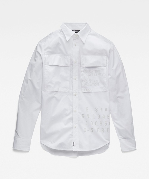 G-STAR(ジースター)の「NAVY SEAL REG SHIRT ARTWORK(シャツ/ブラウス・メンズ・ホワイト・X-SMALL/MEDIUM/LARGE/SMALL/X-LARGE)」の5枚目の写真