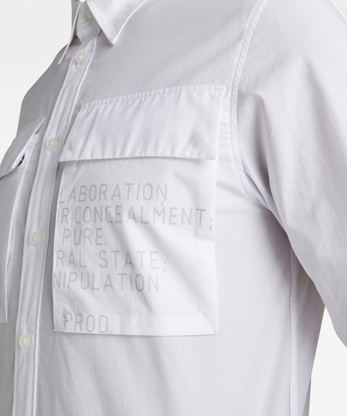 G-STAR(ジースター)の「NAVY SEAL REG SHIRT ARTWORK(シャツ/ブラウス・メンズ・ホワイト・X-SMALL/MEDIUM/LARGE/SMALL/X-LARGE)」の4枚目の写真