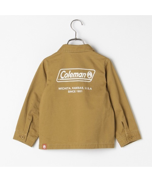 b・ROOM（ビールーム）の「【Coleman】ワークジャケット（ミリタリージャケット・キッズ・キャメル/カーキ・130cm/110cm/120cm/100cm）」の16枚目の写真