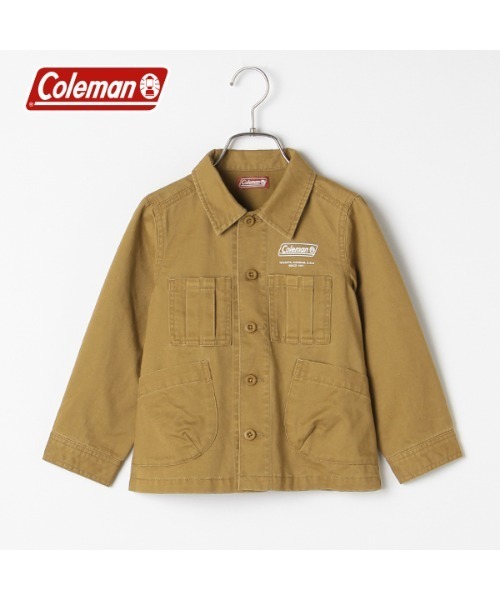 b・ROOM（ビールーム）の「【Coleman】ワークジャケット（ミリタリージャケット・キッズ・キャメル/カーキ・130cm/110cm/120cm/100cm）」の13枚目の写真