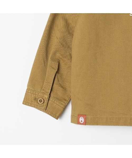 b・ROOM（ビールーム）の「【Coleman】ワークジャケット（ミリタリージャケット・キッズ・キャメル/カーキ・130cm/110cm/120cm/100cm）」の11枚目の写真