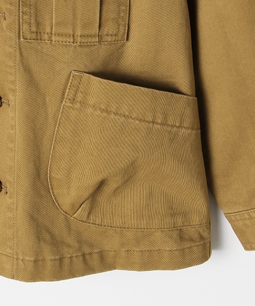 b・ROOM（ビールーム）の「【Coleman】ワークジャケット（ミリタリージャケット・キッズ・キャメル/カーキ・130cm/110cm/120cm/100cm）」の20枚目の写真