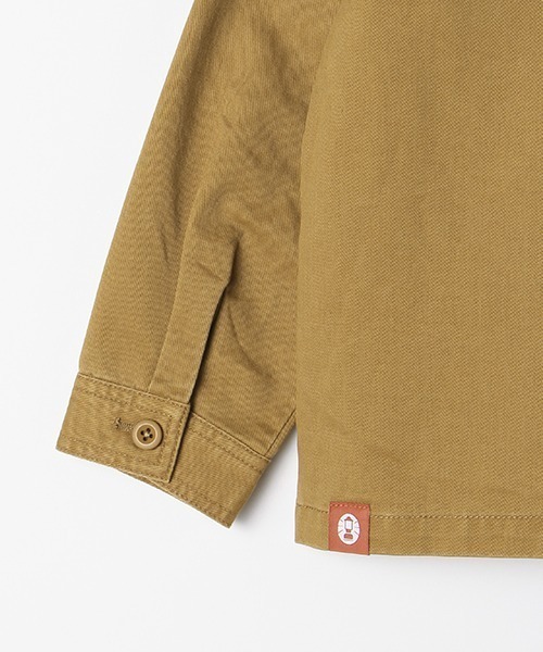 b・ROOM（ビールーム）の「【Coleman】ワークジャケット（ミリタリージャケット・キッズ・キャメル/カーキ・130cm/110cm/120cm/100cm）」の18枚目の写真
