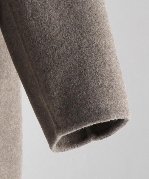 LOEFF（ロエフ）の「＜LOEFF（ロエフ）＞W FX リバー ポンチョ ステンカラーコート（ステンカラーコート・レディース・モカ/ブラック・1/0）」の10枚目の写真