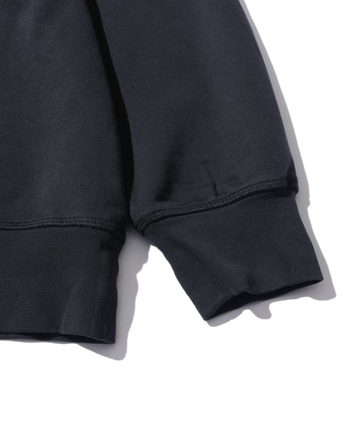 adidas（アディダス）の「adidas/アディダス DYED CREW クルースウェット ブランドロゴ 刺繍 後染め（スウェット・メンズ・チャコールグレー/ブラック・L/M/O）」の9枚目の写真