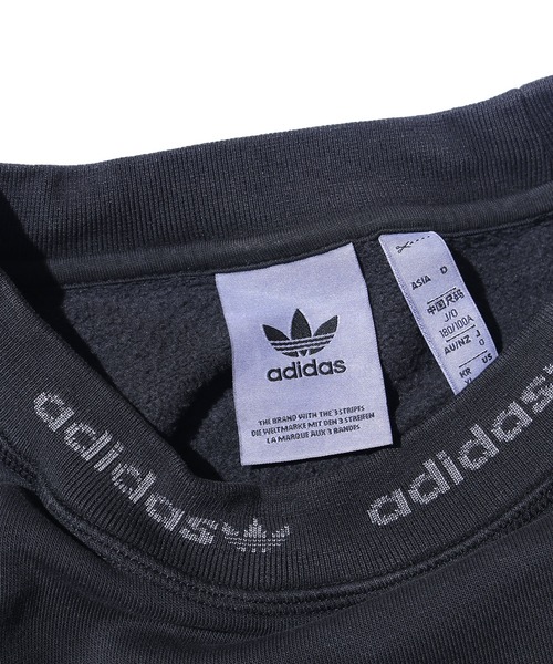 adidas/アディダス DYED CREW クルースウェット ブランドロゴ 刺繍 後