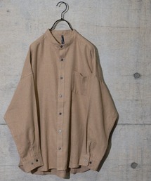 【i】ネルバンドカラーシャツ
