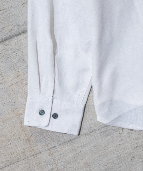 JOHN'S CLOSET(ジョンズクローゼット)の「【i】ネルバンドカラーシャツ(シャツ/ブラウス・メンズ・ブラック/ネイビー/ベージュ/ホワイト/その他・MEDIUM/X-LARGE/LARGE)」の10枚目の写真
