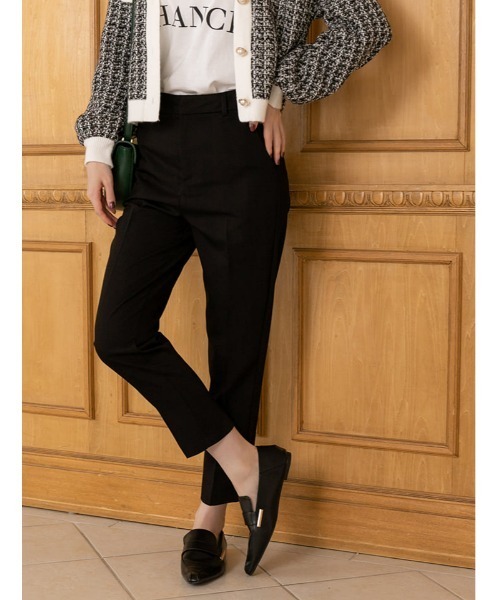 fifth（フィフス）の「センタープレスベーシックパンツ（その他パンツ・レディース・ホワイト/ブラック/グリーン・SMALL/MEDIUM/LARGE）」の2枚目の写真