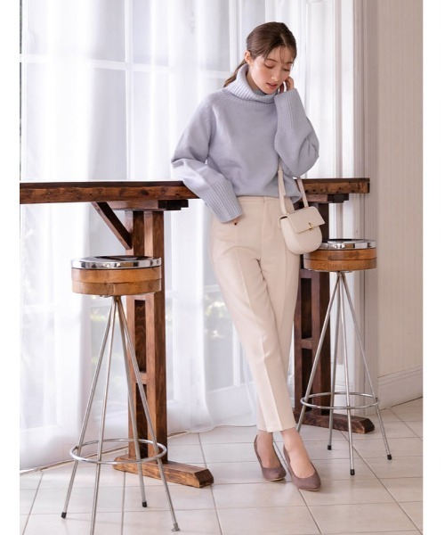 fifth（フィフス）の「センタープレスベーシックパンツ（その他パンツ・レディース・ホワイト/ブラック/グリーン・SMALL/MEDIUM/LARGE）」の9枚目の写真