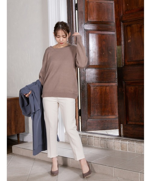 fifth（フィフス）の「センタープレスベーシックパンツ（その他パンツ・レディース・ホワイト/ブラック/グリーン・SMALL/MEDIUM/LARGE）」の4枚目の写真