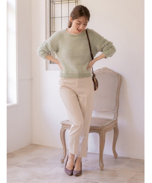 fifth（フィフス）の「センタープレスベーシックパンツ（その他パンツ・レディース・ホワイト/ブラック/グリーン・SMALL/MEDIUM/LARGE）」の5枚目の写真