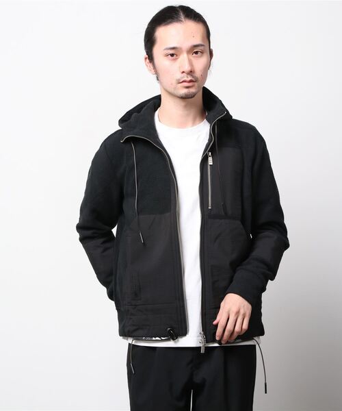 C DIEM(カルペディエム)の「C DIEM/カルペディエム/BOA PARKA ボアパーカー(MSO-21014)(パーカー・メンズ・ブラック/グレー・SMALL/MEDIUM/LARGE)」の1枚目の写真