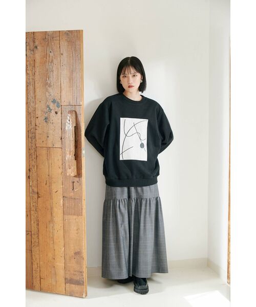 MURUA(ムルーア)の「【AOI】スイッチギャザーマキシスカート(スカート・レディース・ブラック/その他1・FREE)」の9枚目の写真