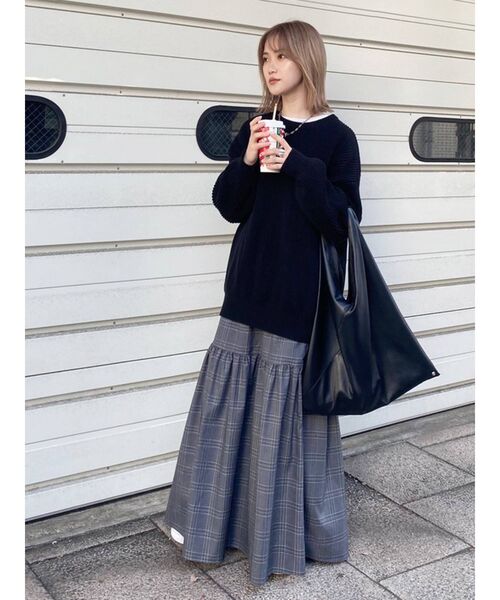 MURUA(ムルーア)の「【AOI】スイッチギャザーマキシスカート(スカート・レディース・ブラック/その他1・FREE)」の16枚目の写真