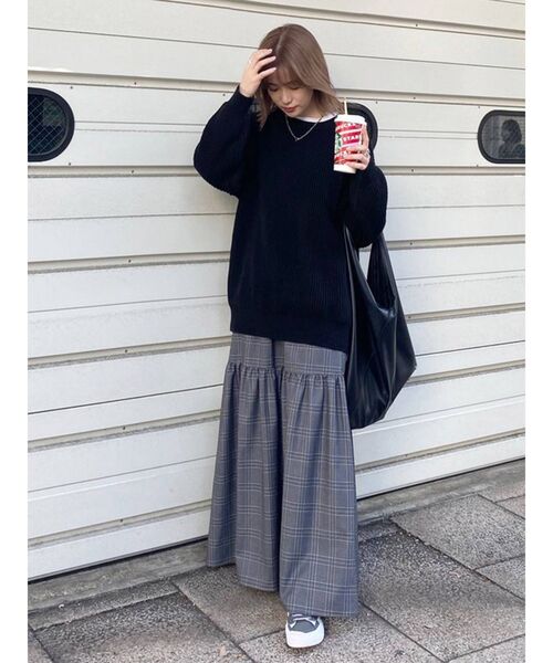 MURUA(ムルーア)の「【AOI】スイッチギャザーマキシスカート(スカート・レディース・ブラック/その他1・FREE)」の17枚目の写真