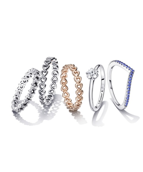PANDORA(パンドラ)の「アシンメトリック スターズ リング(リング・レディース・シルバー・50/52/54/56/60)」の16枚目の写真