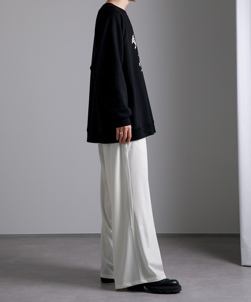 Adoon plain（アドーンプレーン）の「【Adoon plain】ワイドスラックス（スラックス・メンズ・レッド/オフホワイト/サックスブルー・SMALL/MEDIUM/LARGE）」の7枚目の写真