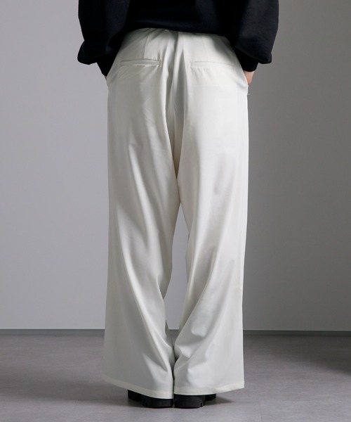 Adoon plain（アドーンプレーン）の「【Adoon plain】ワイドスラックス（スラックス・メンズ・レッド/オフホワイト/サックスブルー・SMALL/MEDIUM/LARGE）」の21枚目の写真