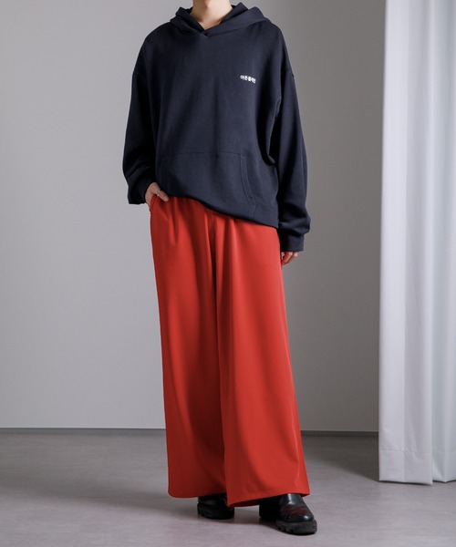 Adoon plain（アドーンプレーン）の「【Adoon plain】ワイドスラックス（スラックス・メンズ・レッド/オフホワイト/サックスブルー・SMALL/MEDIUM/LARGE）」の16枚目の写真