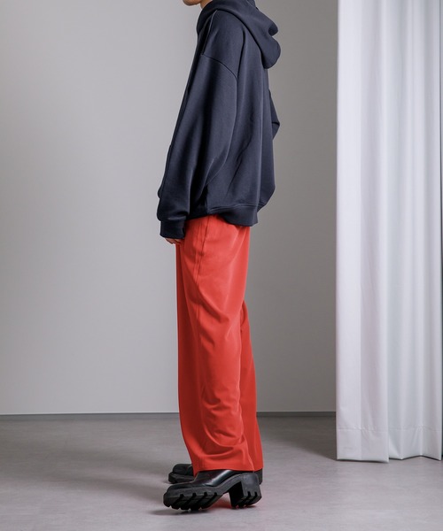 Adoon plain（アドーンプレーン）の「【Adoon plain】ワイドスラックス（スラックス・メンズ・レッド/オフホワイト/サックスブルー・SMALL/MEDIUM/LARGE）」の20枚目の写真