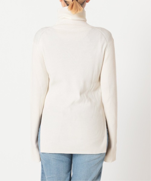 Deuxieme Classe（ドゥーズィエムクラス）の「*TEX リブタートルネック プルオーバー（ニット/セーター・レディース・サックスブルー/ホワイト・FREE）」の17枚目の写真