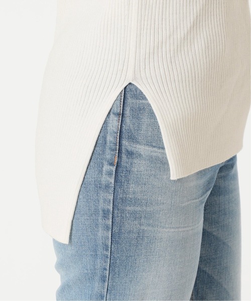 Deuxieme Classe（ドゥーズィエムクラス）の「*TEX リブタートルネック プルオーバー（ニット/セーター・レディース・サックスブルー/ホワイト・FREE）」の22枚目の写真