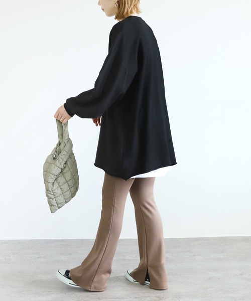 reca（レカ）の「あったかオーバーサイズニット（ニット/セーター・レディース・ブラック/ベージュ/モカ・FREE）」の12枚目の写真