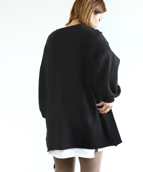 reca（レカ）の「あったかオーバーサイズニット（ニット/セーター・レディース・ブラック/ベージュ/モカ・FREE）」の9枚目の写真