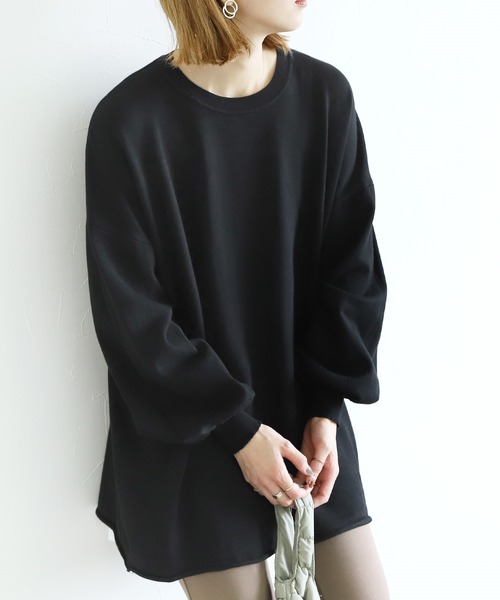 reca（レカ）の「あったかオーバーサイズニット（ニット/セーター・レディース・ブラック/ベージュ/モカ・FREE）」の10枚目の写真