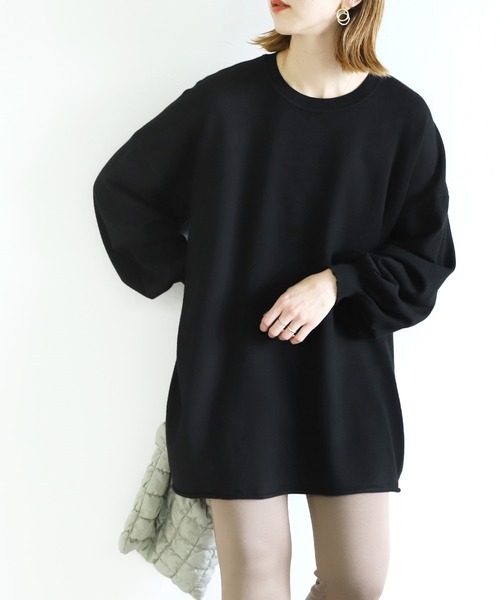 reca（レカ）の「あったかオーバーサイズニット（ニット/セーター・レディース・ブラック/ベージュ/モカ・FREE）」の11枚目の写真