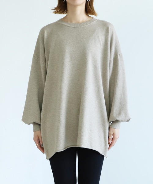 reca（レカ）の「あったかオーバーサイズニット（ニット/セーター・レディース・ブラック/ベージュ/モカ・FREE）」の20枚目の写真