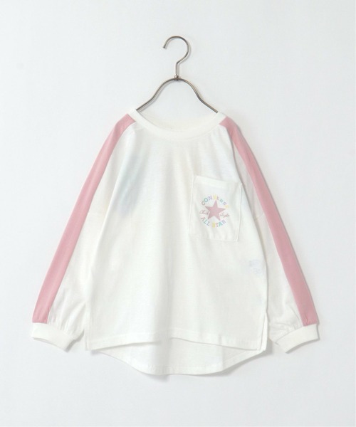 CONVERSE ALL STAR(コンバースオールスター)の「【キッズ】CONVERSE コンバース 裾ラウンドロンT(130~160cm)(Tシャツ/カットソー・キッズ・ホワイト/ブラック・130/140/150/160)」の15枚目の写真