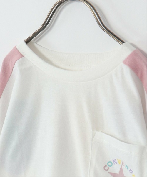 CONVERSE ALL STAR(コンバースオールスター)の「【キッズ】CONVERSE コンバース 裾ラウンドロンT(130~160cm)(Tシャツ/カットソー・キッズ・ホワイト/ブラック・130/140/150/160)」の10枚目の写真