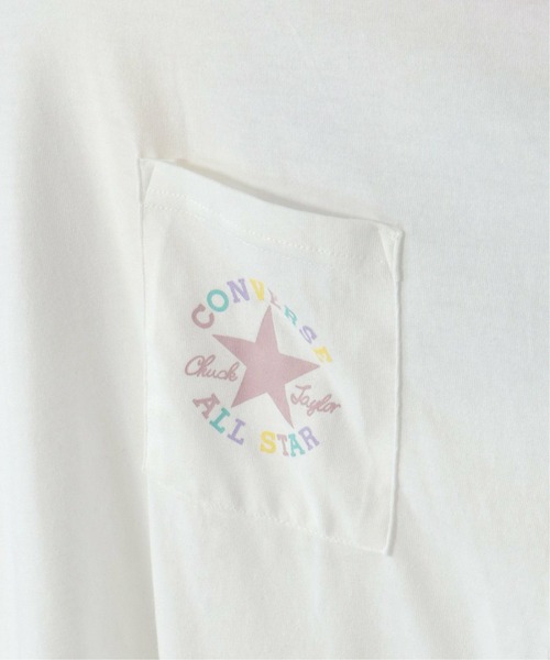 CONVERSE ALL STAR(コンバースオールスター)の「【キッズ】CONVERSE コンバース 裾ラウンドロンT(130~160cm)(Tシャツ/カットソー・キッズ・ホワイト/ブラック・130/140/150/160)」の9枚目の写真